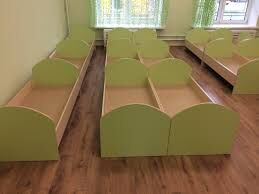 Кровать детская одноярусная для детских садов